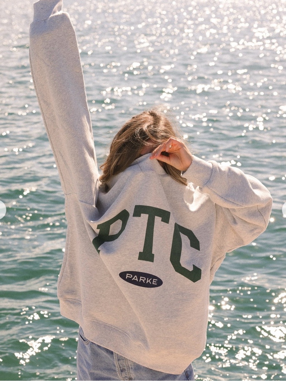 PARKE Mockneck Sweater Palm Tree Crew Limited Edition